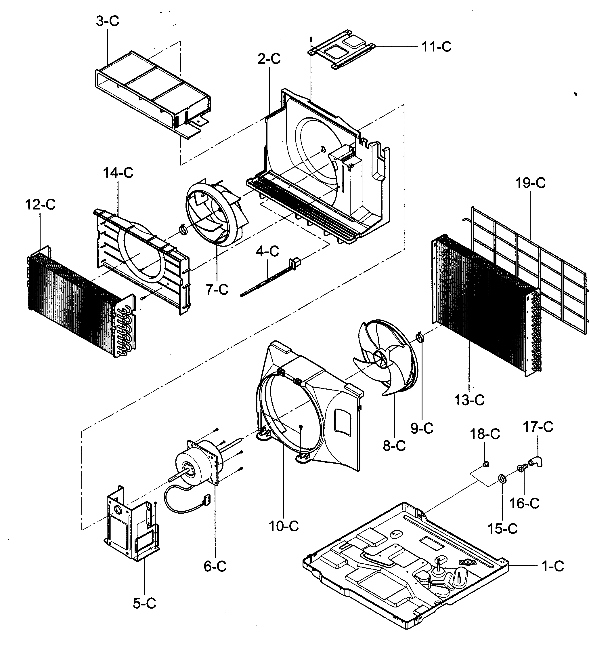 Air handling/cycle parts