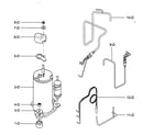Kenmore 58074300400 compressor parts diagram