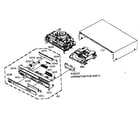 Panasonic PV-D744S cabinet parts diagram