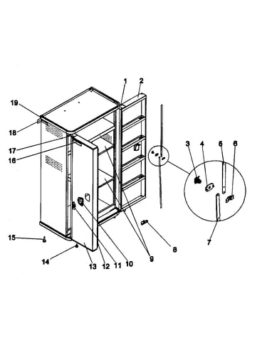 Floor cabinet