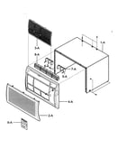 Cabinet/front grille assy