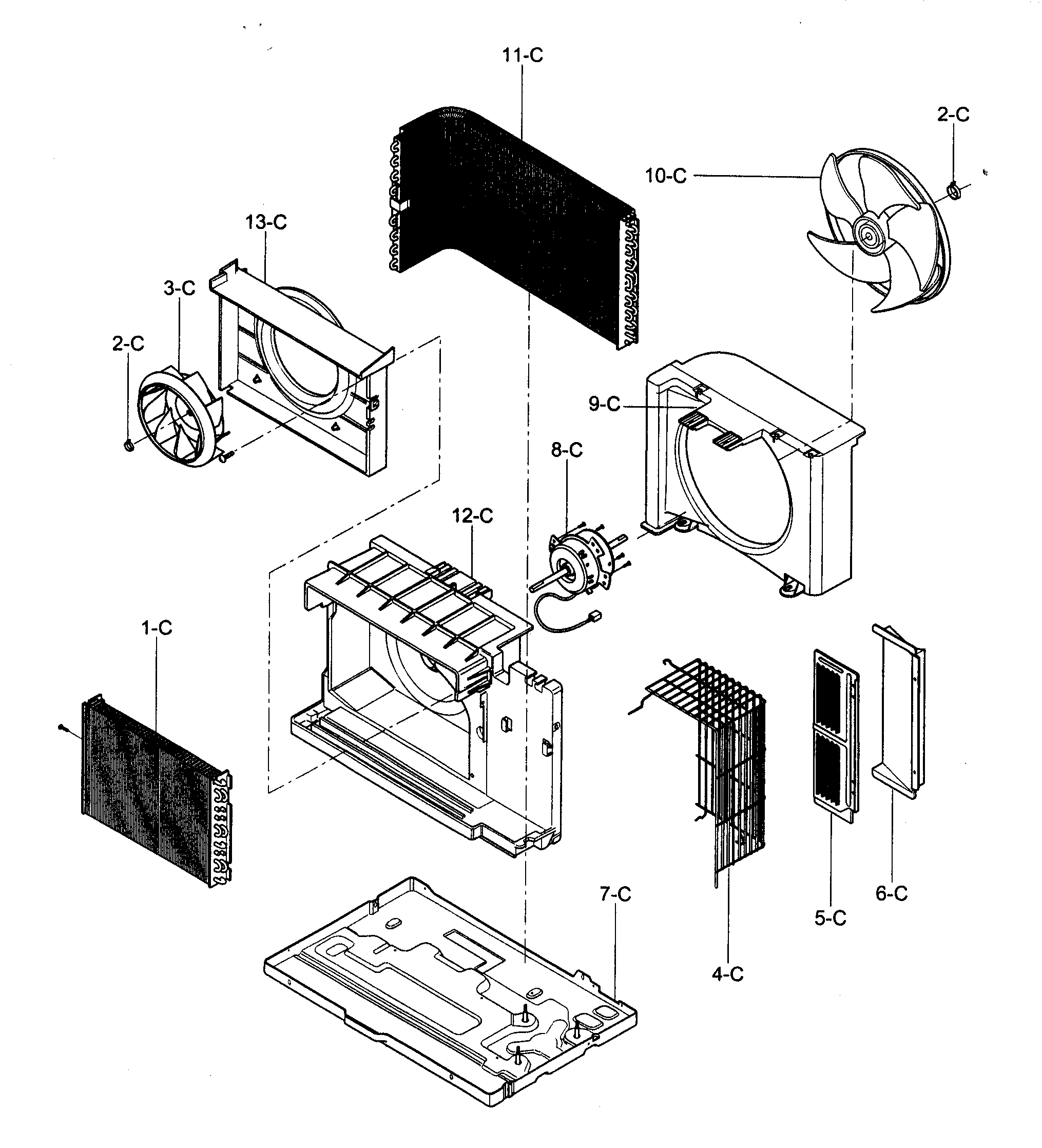 Air handling/cycle parts