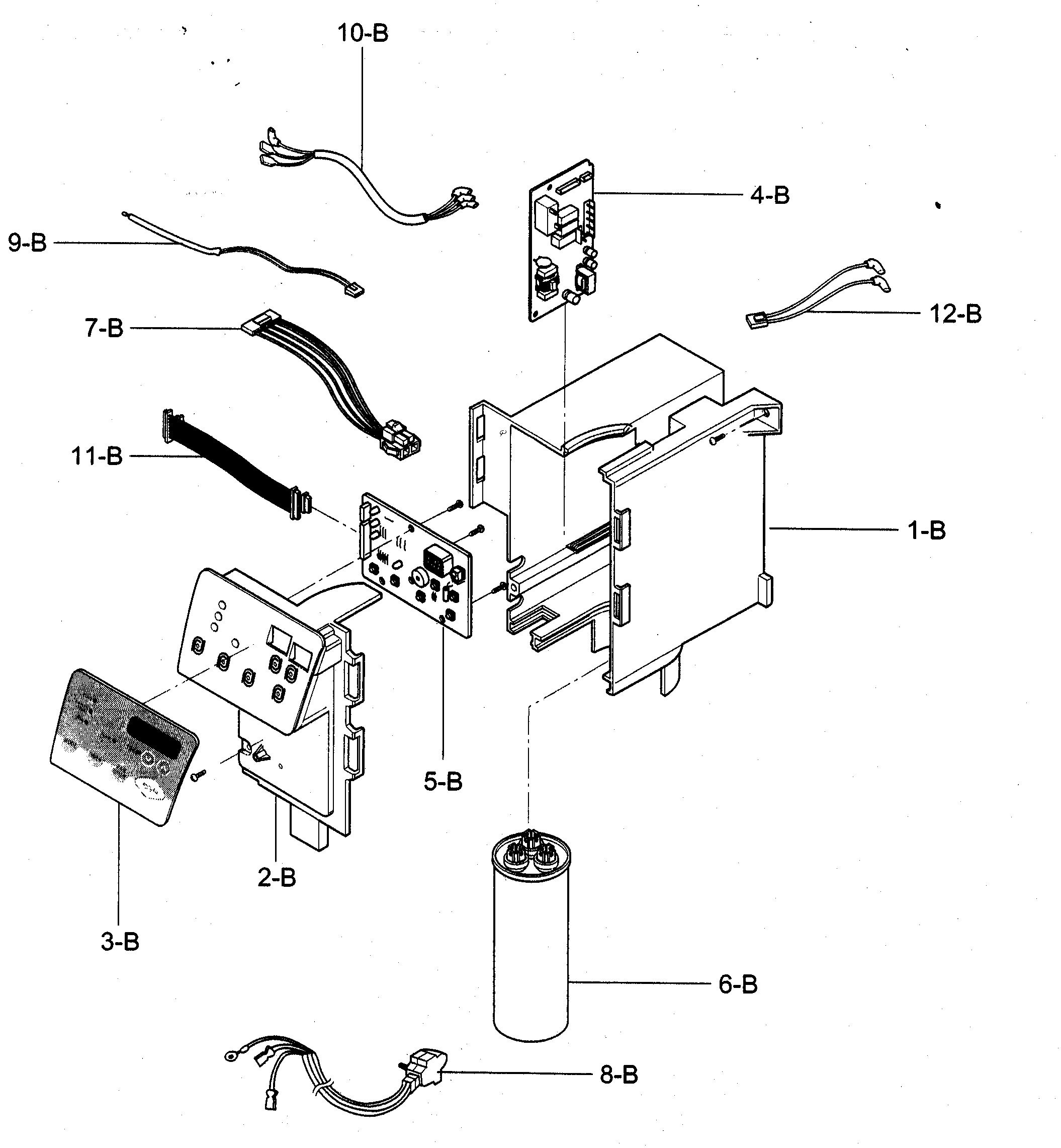 Control box assy