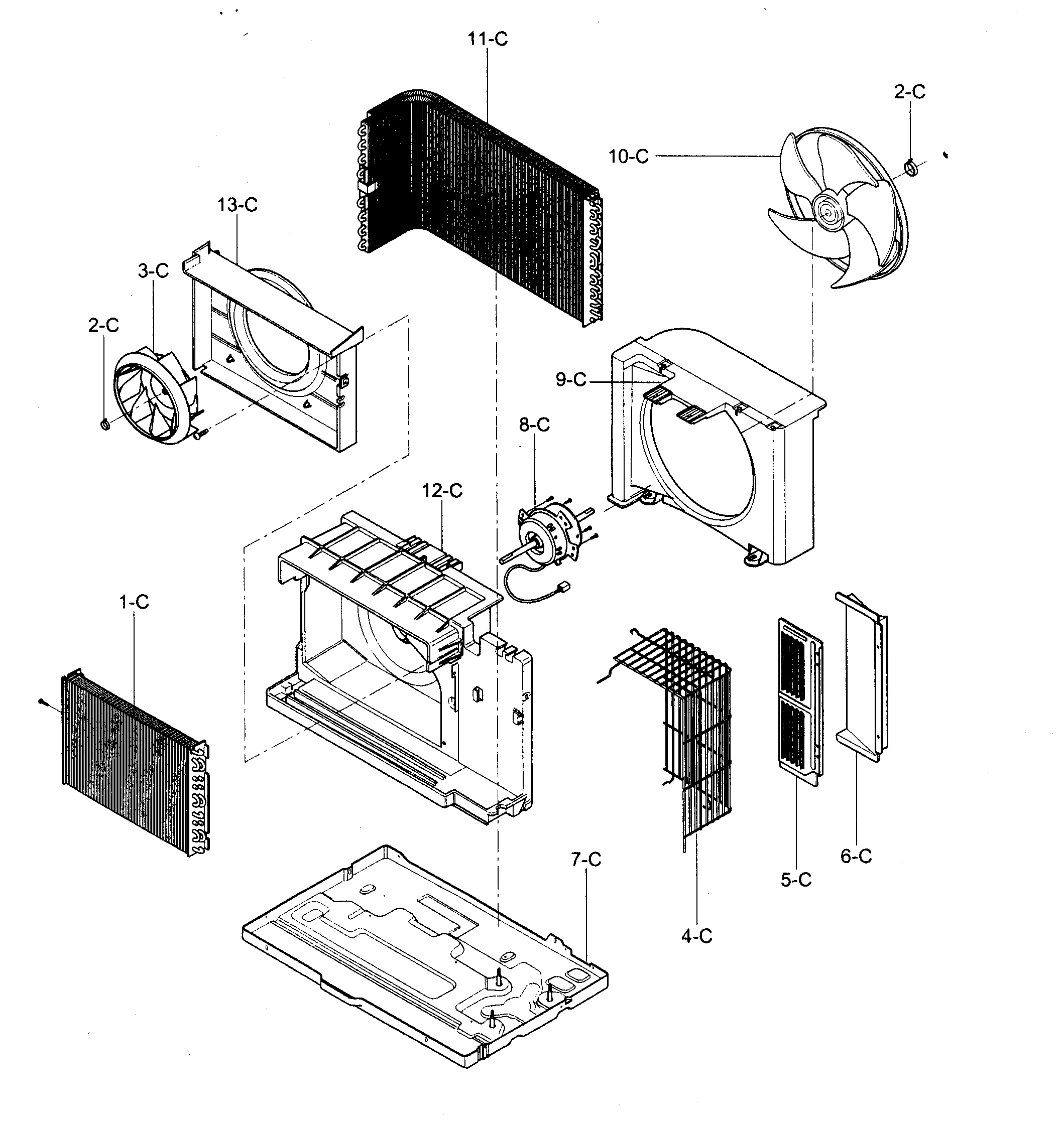 Air handling/cycle parts