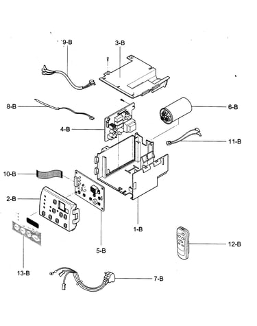 Control box assy