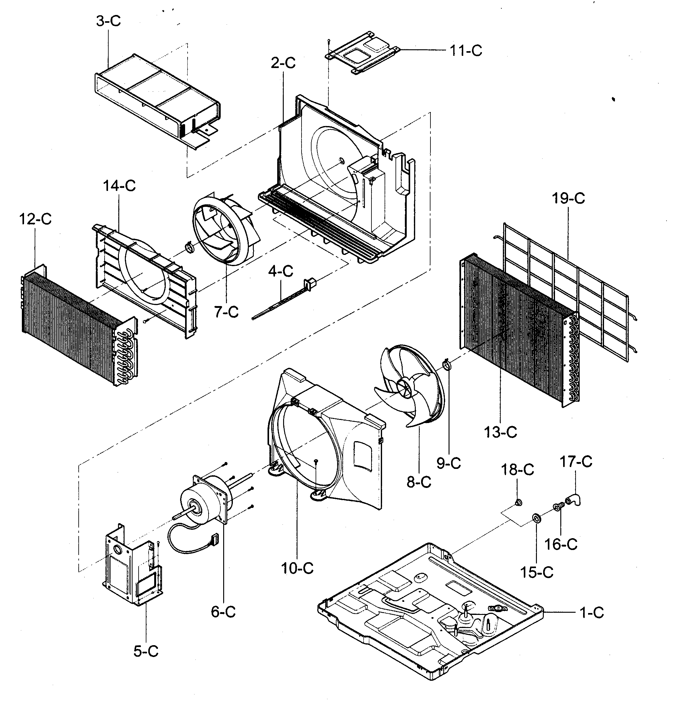 Air handling/cycle parts