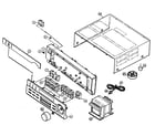 JVC RX-7020VBK cabinet parts diagram