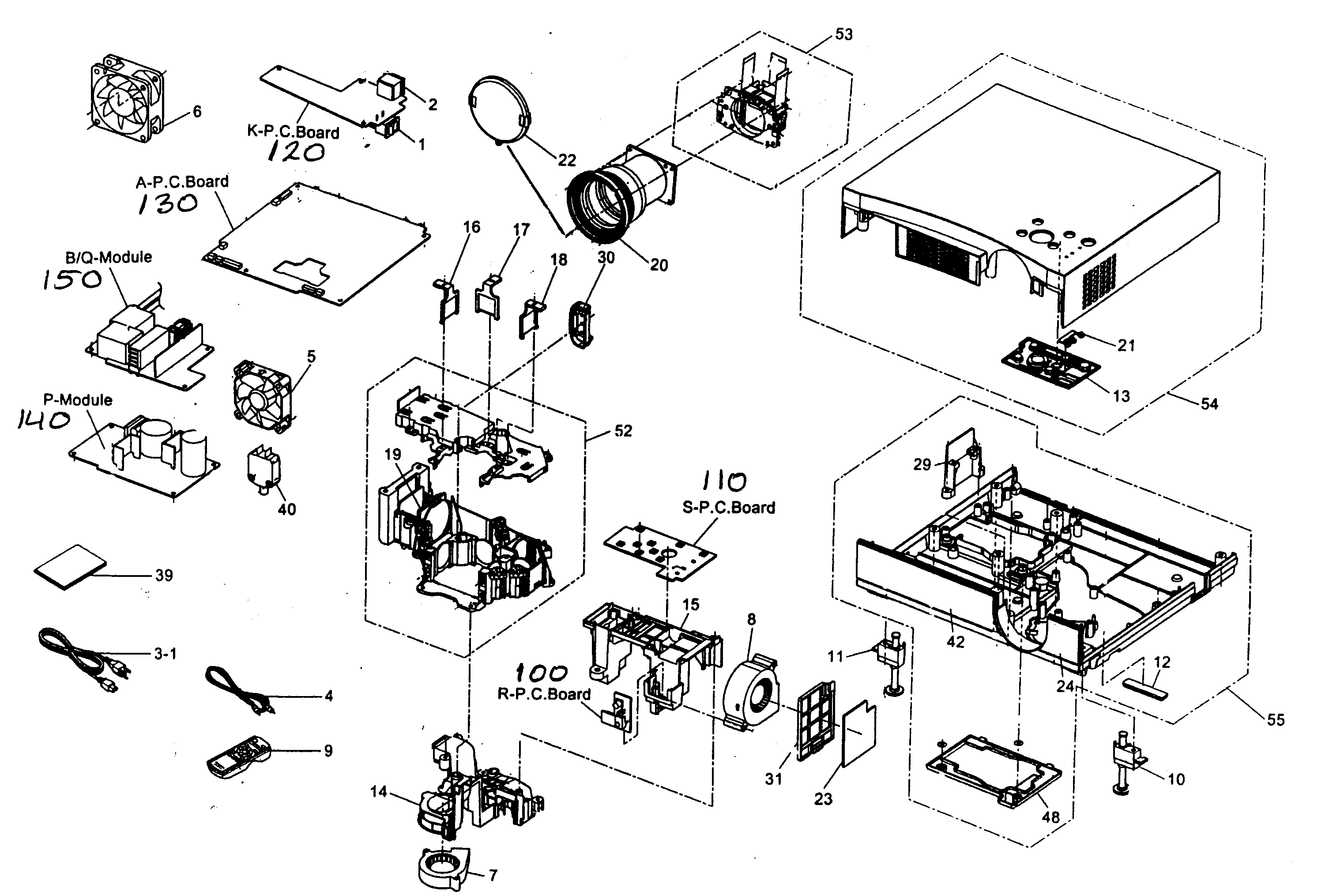 Cabinet parts