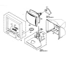 Memorex MT1194 cabinet parts diagram