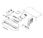 Panasonic DVD-S47P cabinet parts diagram
