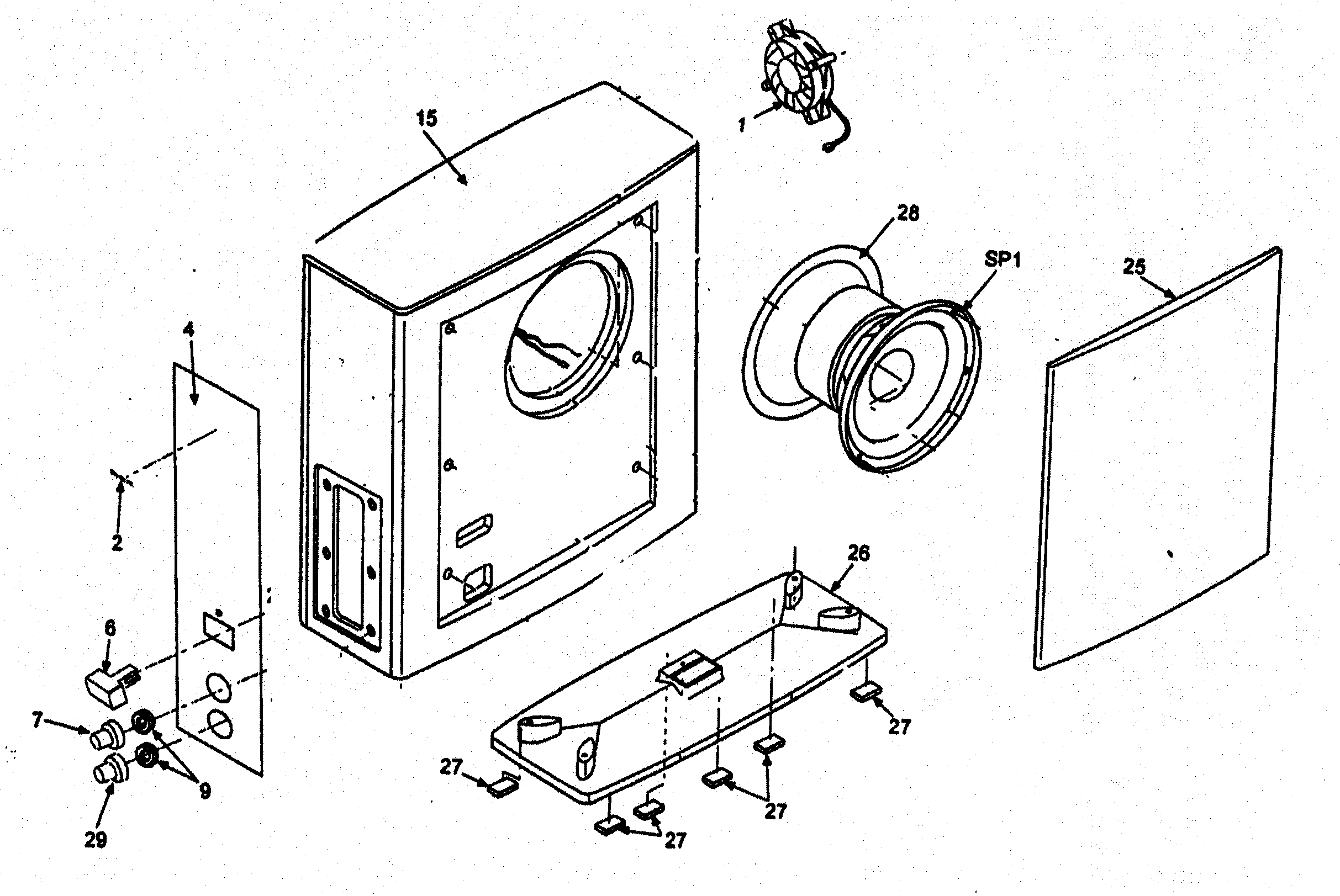 Speaker sbwa55p