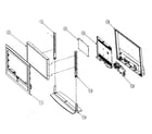 Samsung LTN226W cabinet parts diagram