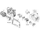 Samsung SCD103 chassis/evf assy diagram