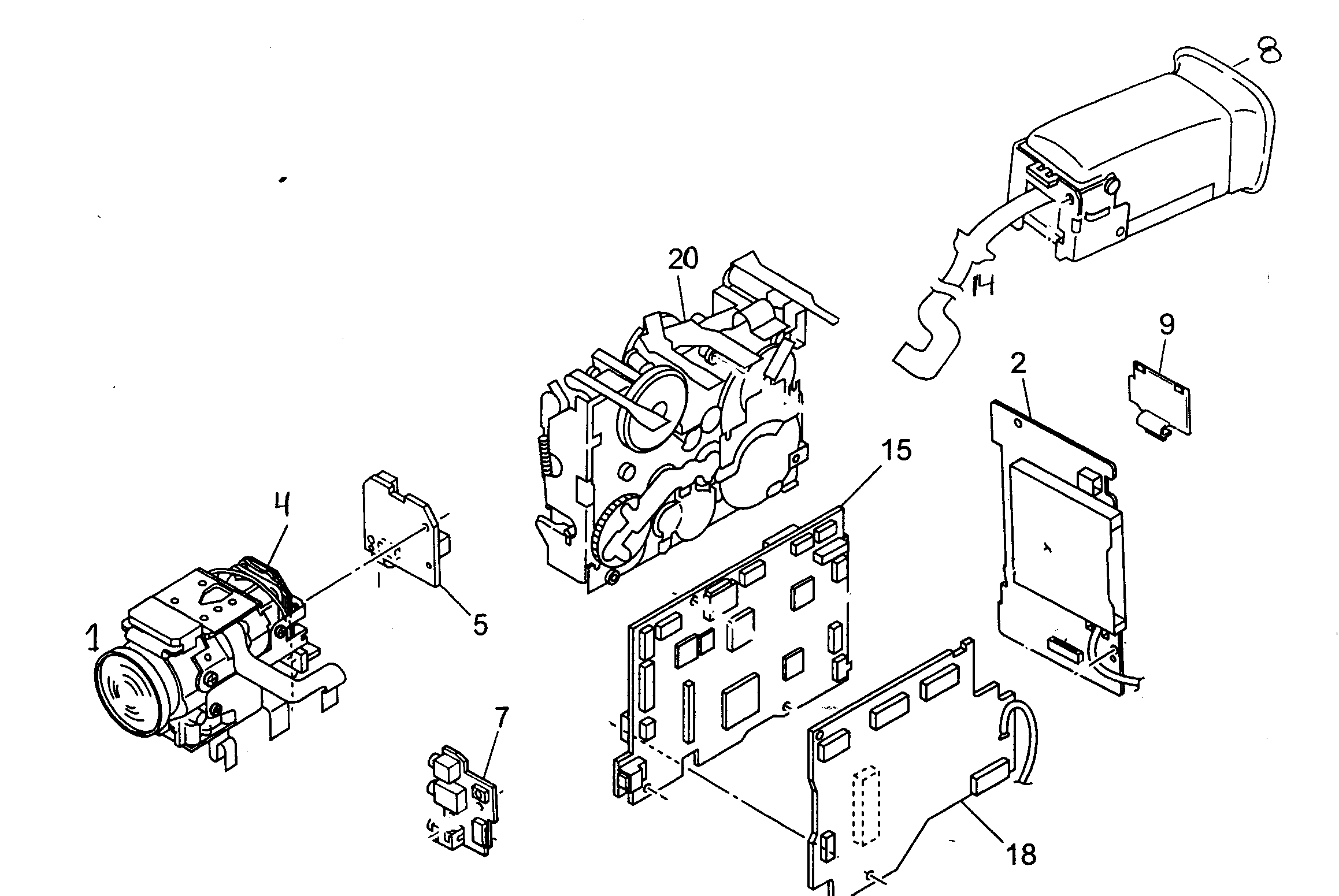 Back cabinet parts