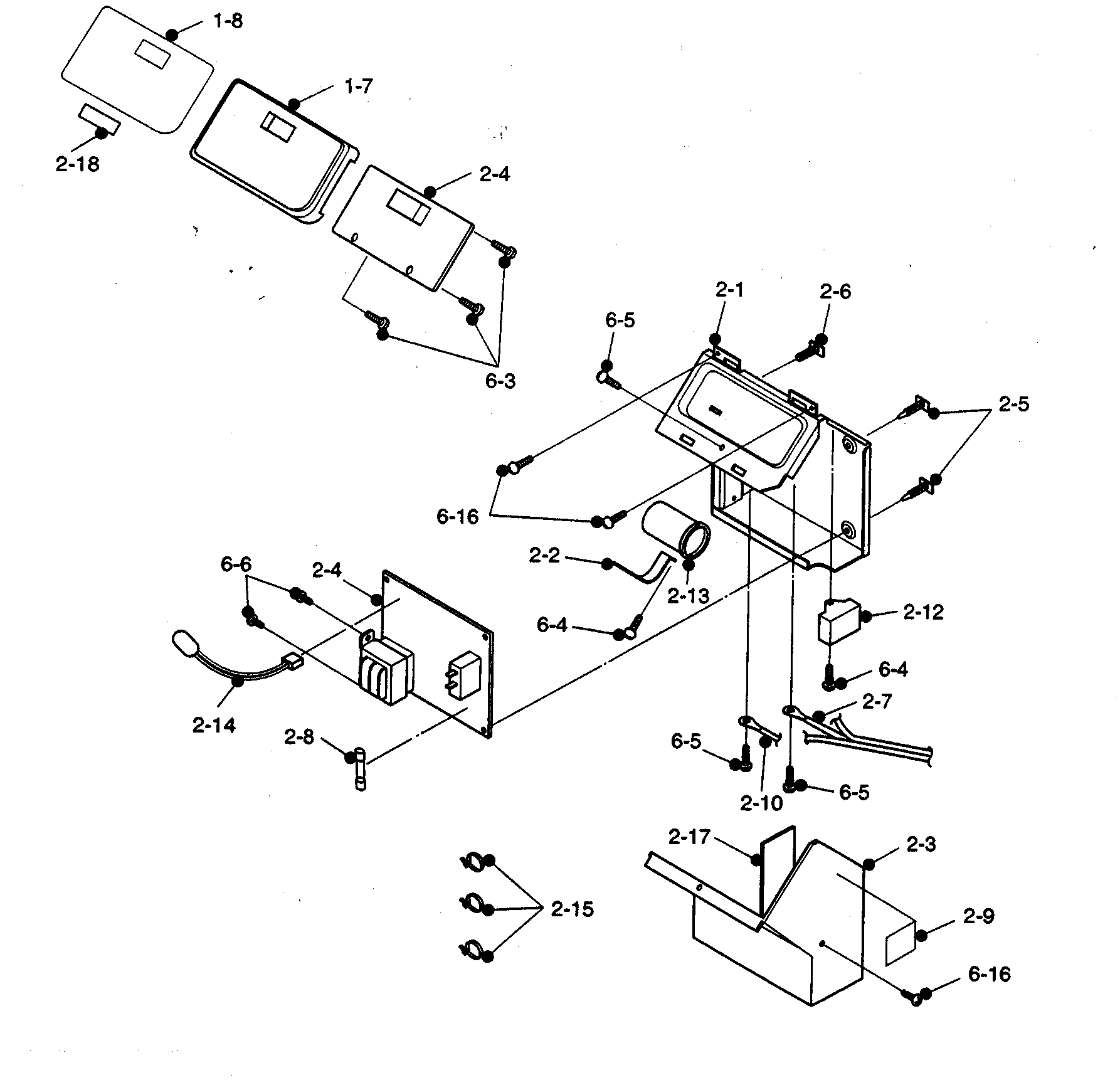 Control box parts