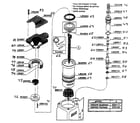 Senco SFN2 motor assy diagram