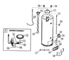 Kenmore 153336801HA water heater diagram