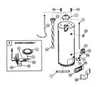 Kenmore 153336301HA water heater diagram