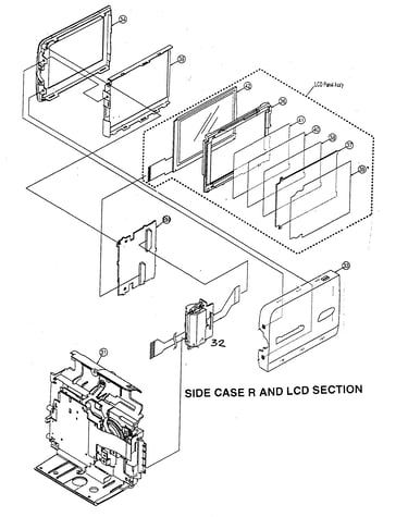 Side case r/lcd