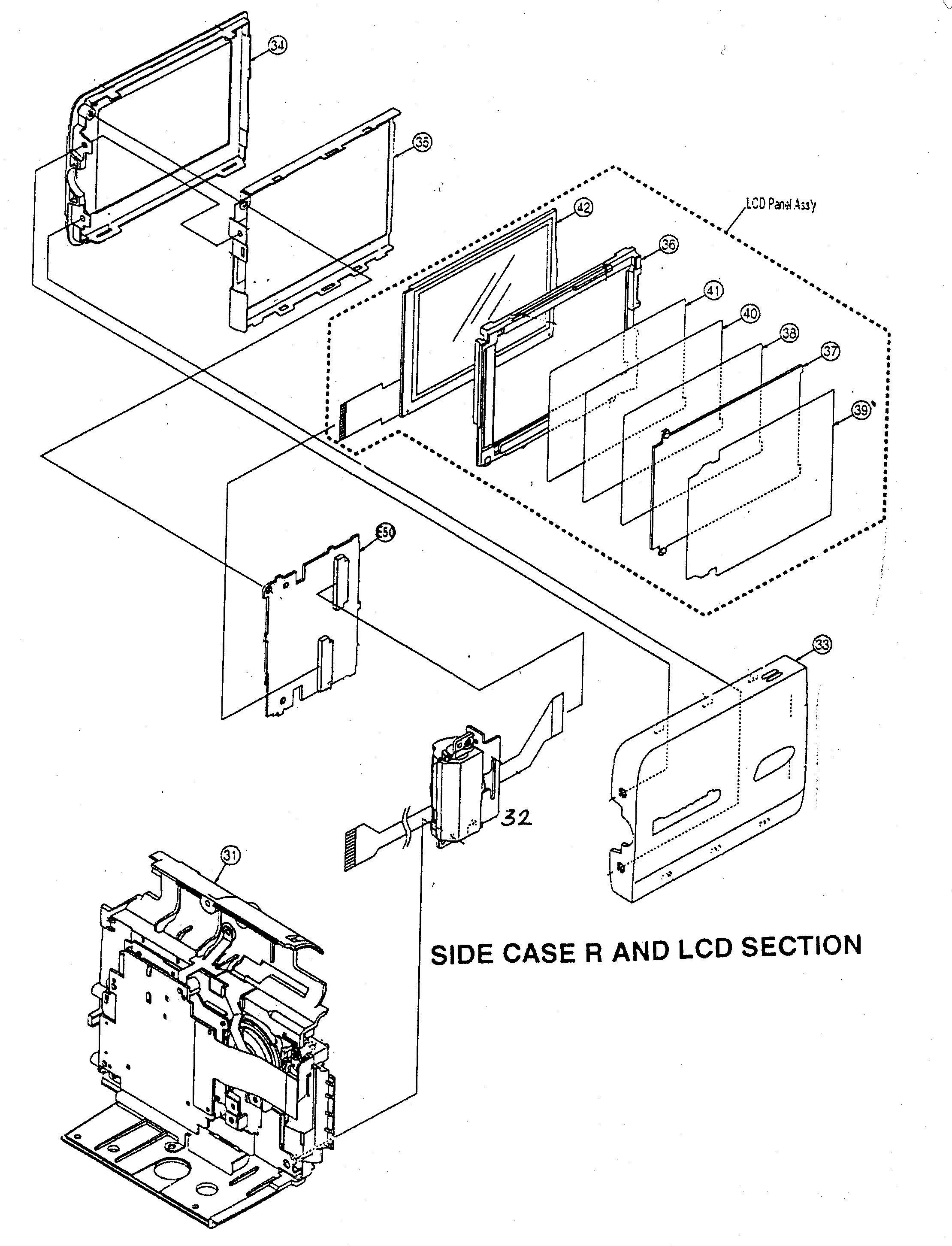 SIDE CASE R/LCD
