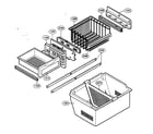 Kenmore 79575082400 freezer parts diagram