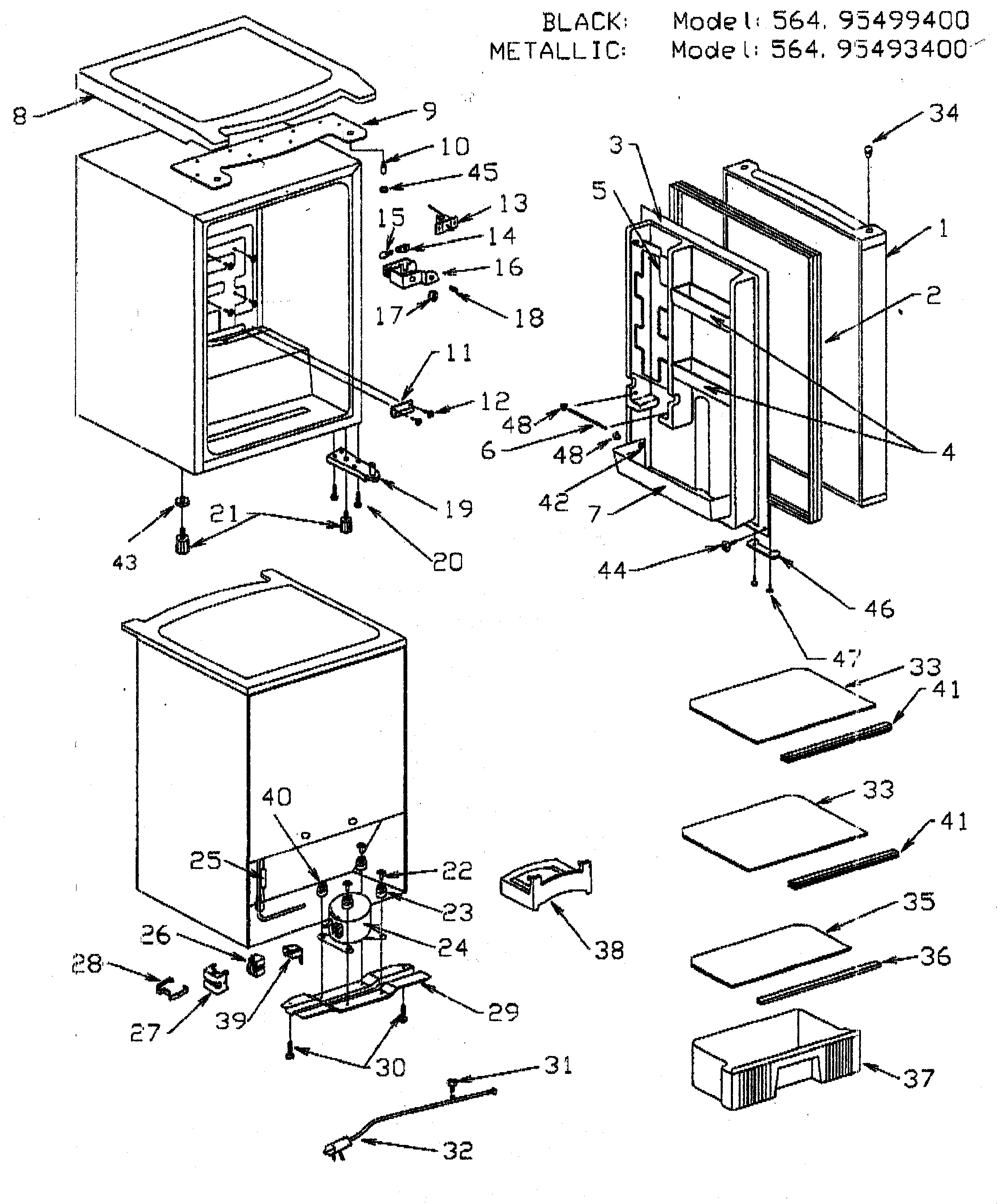 Refrigerator parts