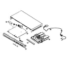 Memorex MVD2022 cabinet parts diagram