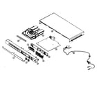 Memorex MVD2042 cabinet parts diagram