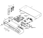 Panasonic DVD-S27UP cabinet parts diagram