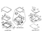 Sony DVP-FX700 cabinet parts diagram