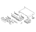 JVC TH-M45 cabinet parts diagram