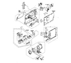 JVC GR-SXM161US cabinet parts 1 diagram