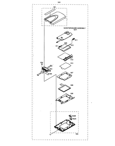 Monitor assy