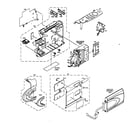 JVC GR-SXM265US cabinet parts 2 diagram