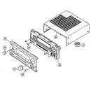Denon AVR-3801 cabinet parts diagram