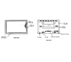 Hitachi CMP4121HDU-512 cabinet parts diagram