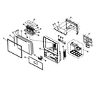 Samsung PCL5415RBX cabinet parts diagram
