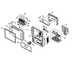 Samsung PCM5415RX cabinet parts diagram