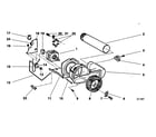 Fisher & Paykel DG06 blower/drive assy diagram