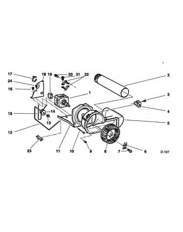 Blower/drive assy