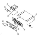 Denon DVD-2800 cabinet parts diagram