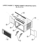 Cabinet/mounting parts