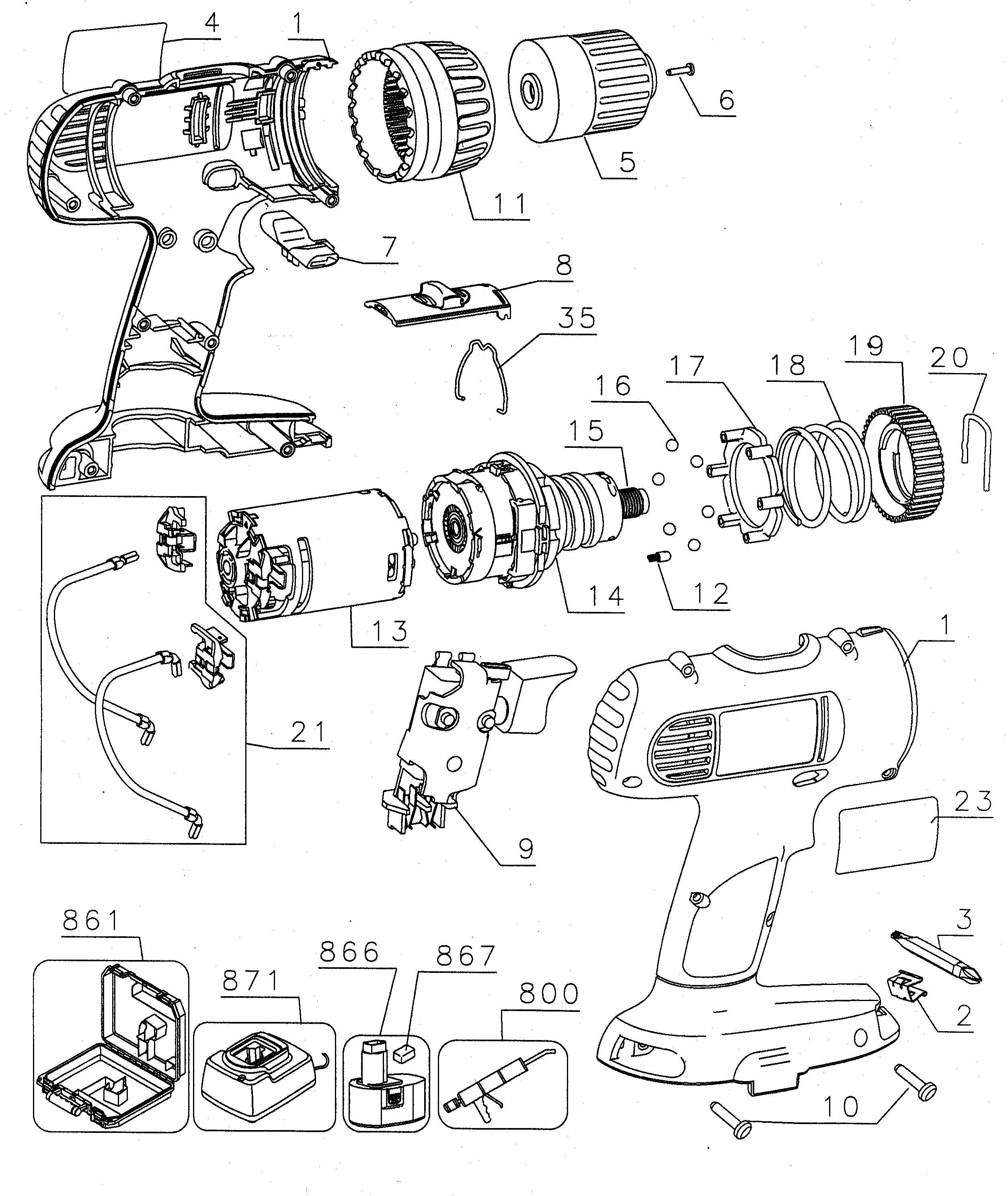 Drill housing