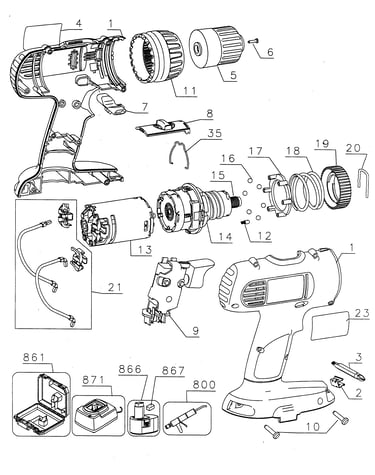 Drill housing