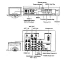 Toshiba 34HX83 cabinet parts diagram