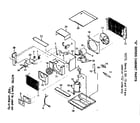 Friedrich XQ06J10-B cabinet/mounting parts diagram