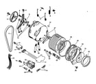 Bosch WFK2401 drum assy diagram
