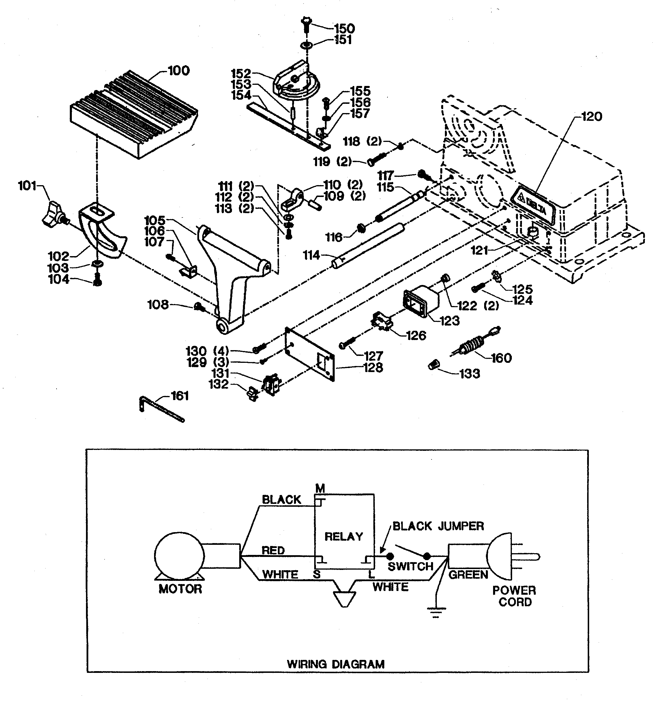 Sander parts 2/wring diagram