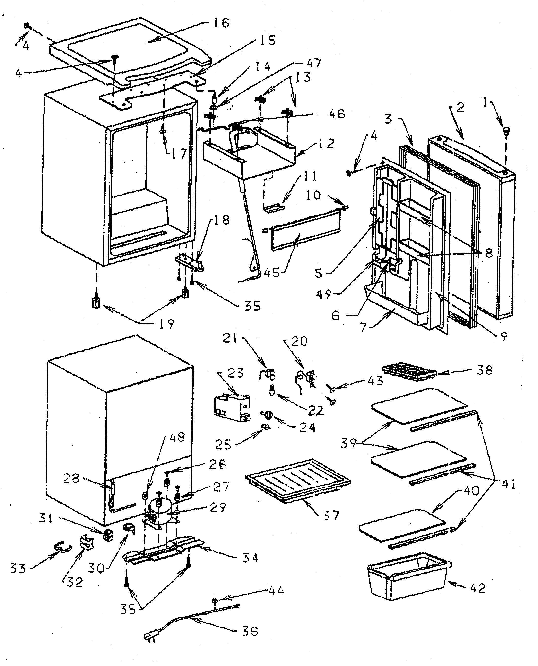 Refrigerator parts