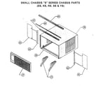 Friedrich KS15J10-A cabinet/mounting parts diagram